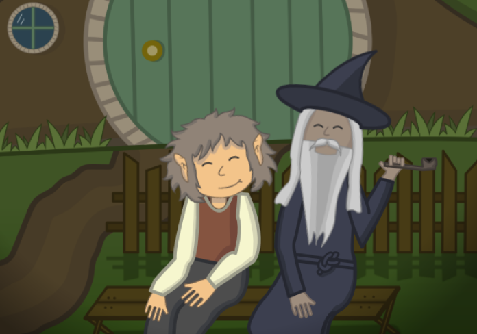 Dynamic CSS Poster project thumbnail - animated Lord of the Rings poster