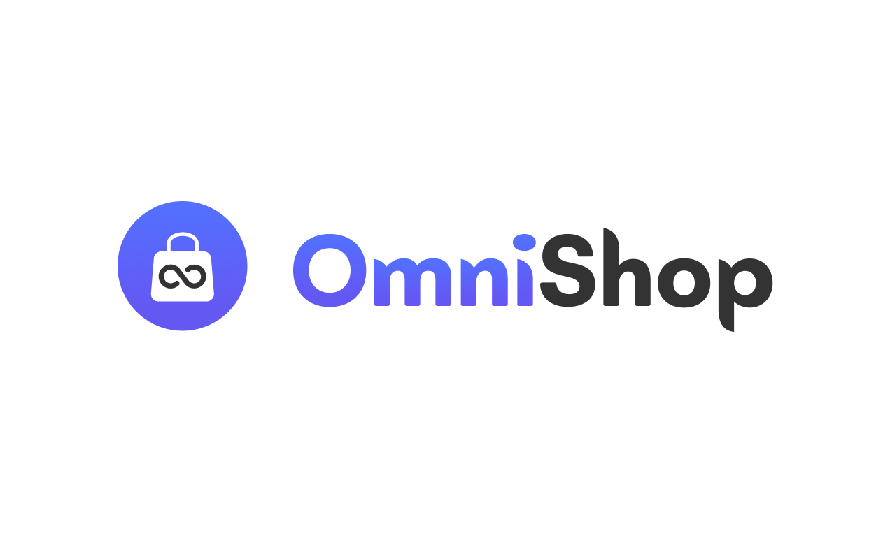 OmniShop project thumbnail - branding for webshop